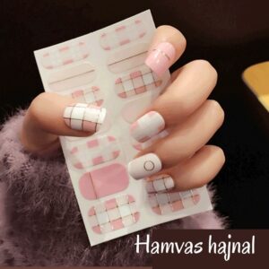 Hamvas hajnal - körömlakk matrica
