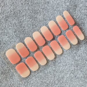 Ombre narancs - körömlakk matrica