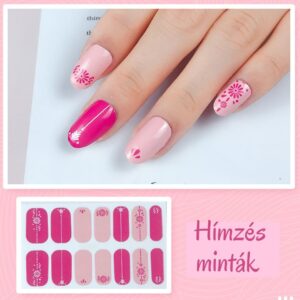 Hímzés minták - Körömlakk matrica