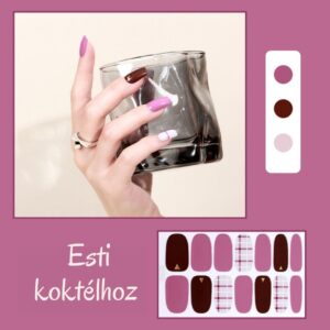 Esti koktélhoz - Körömlakk matrica