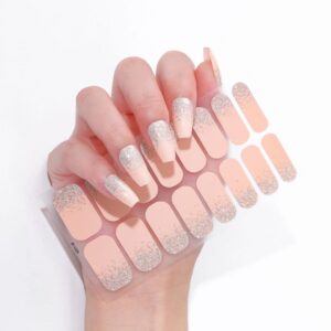 Ezüst narancs  - Körömlakk matrica